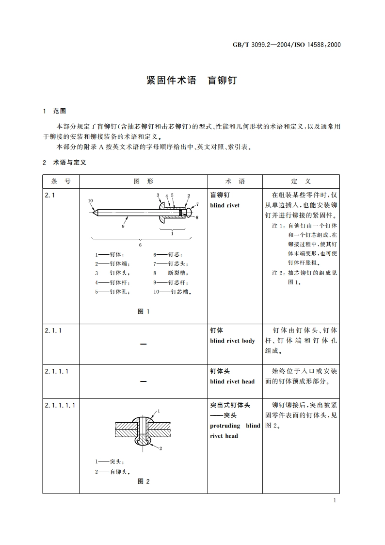 紧固件术语 盲铆钉 GBT 3099.2-2004.pdf_第3页