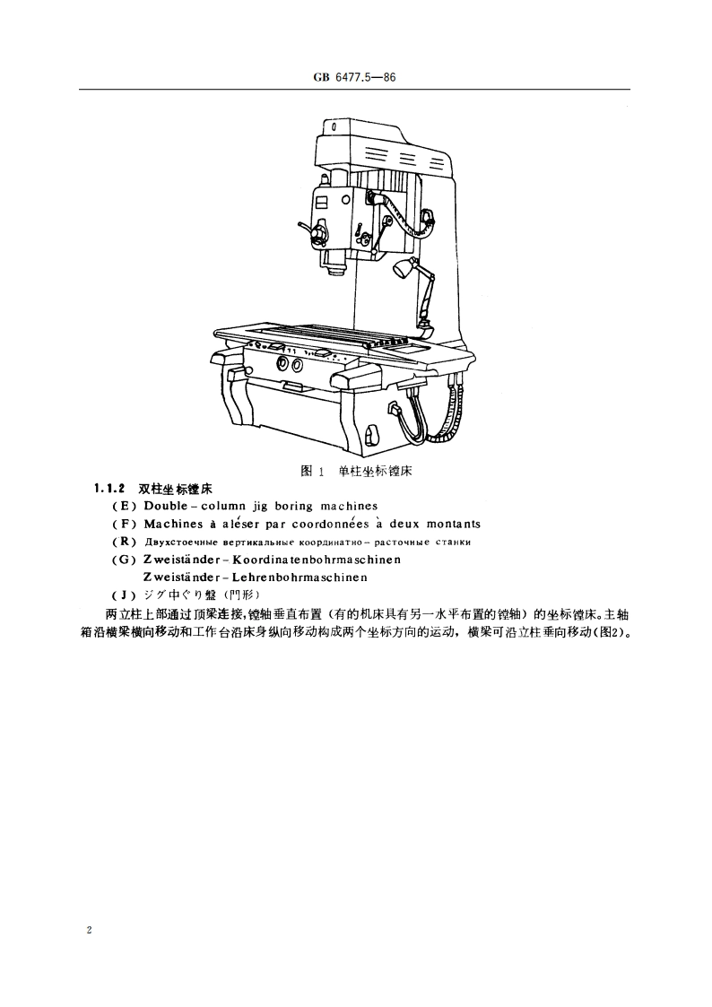 金属切削机床术语 镗床 GBT 6477.5-1986.pdf_第3页