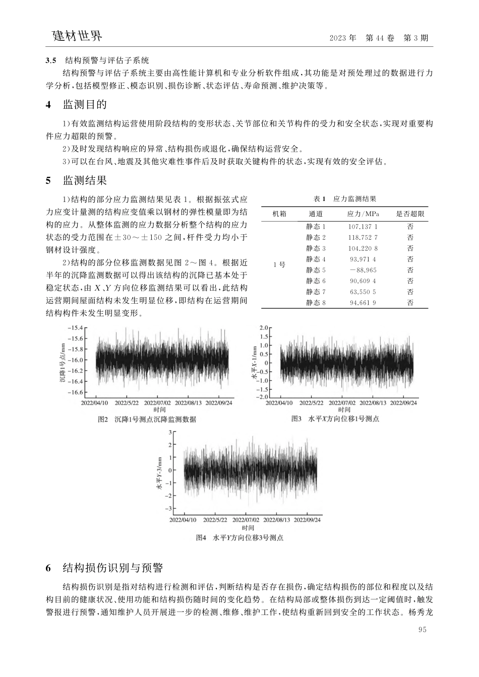 大跨度钢结构健康监测数据研究_徐明春.pdf_第3页
