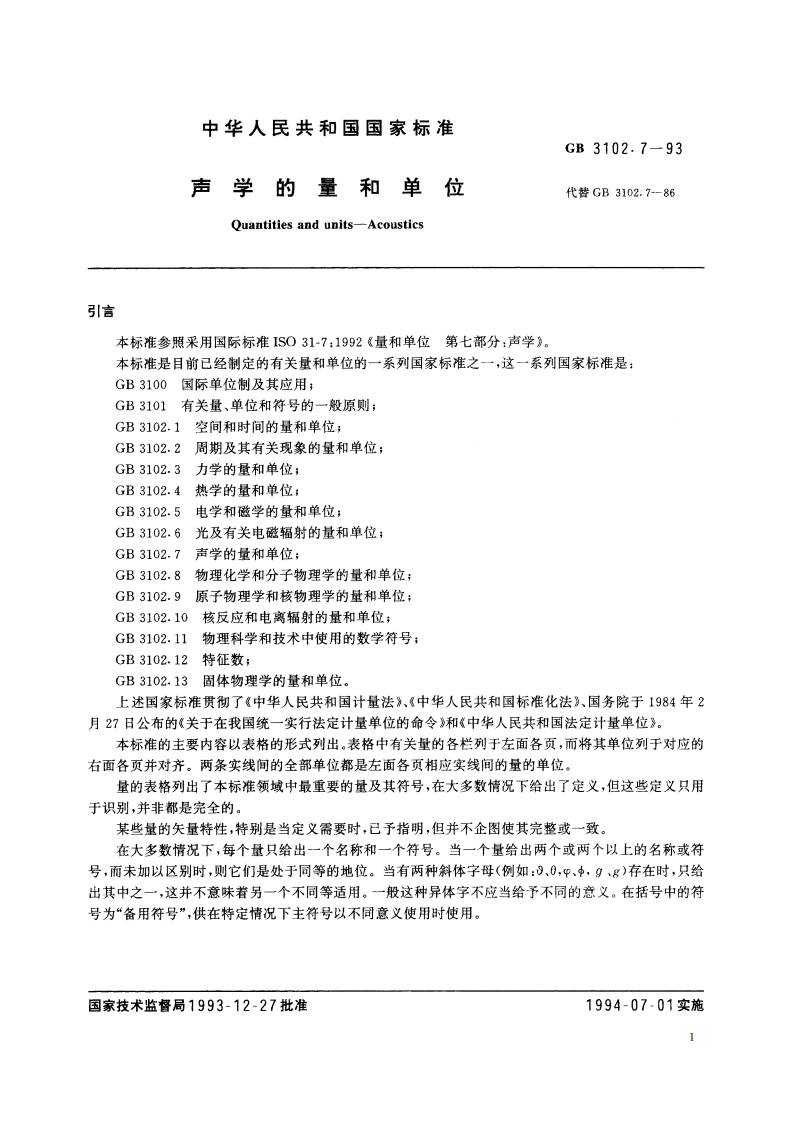 声学的量和单位 GBT 3102.7-1993.pdf_第2页