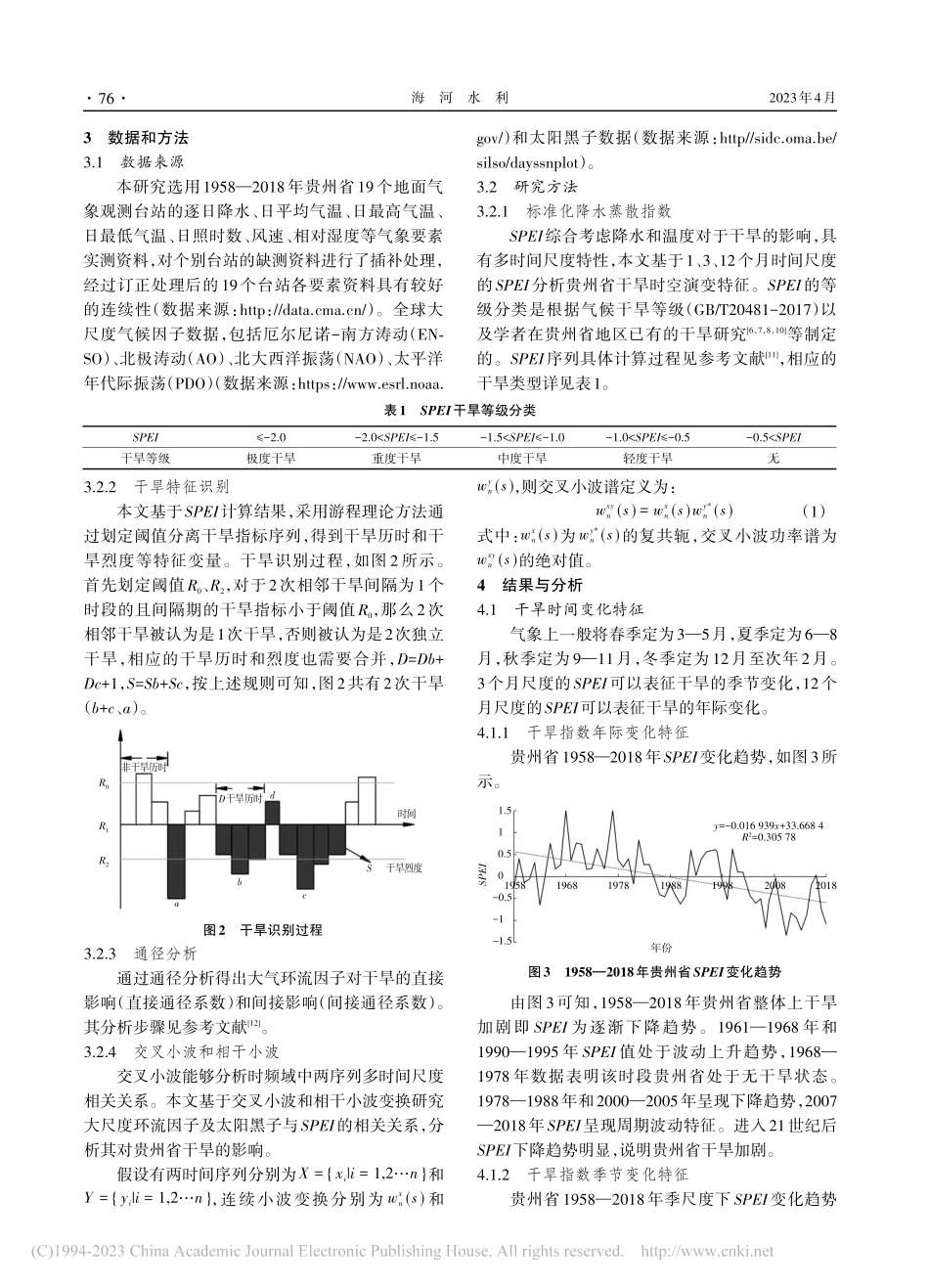 贵州省干旱时空演变及其与气候因子的关系研究_赵文豪.pdf_第3页