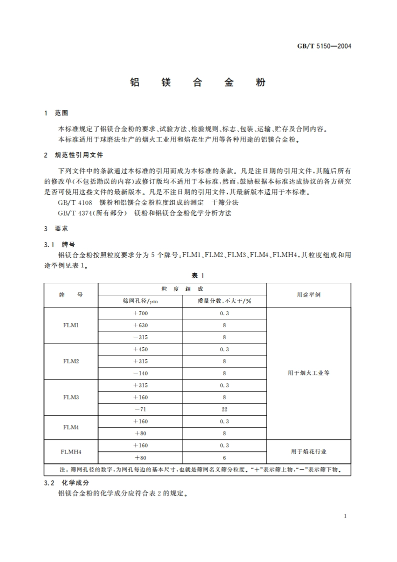 铝镁合金粉 GBT 5150-2004.pdf_第3页