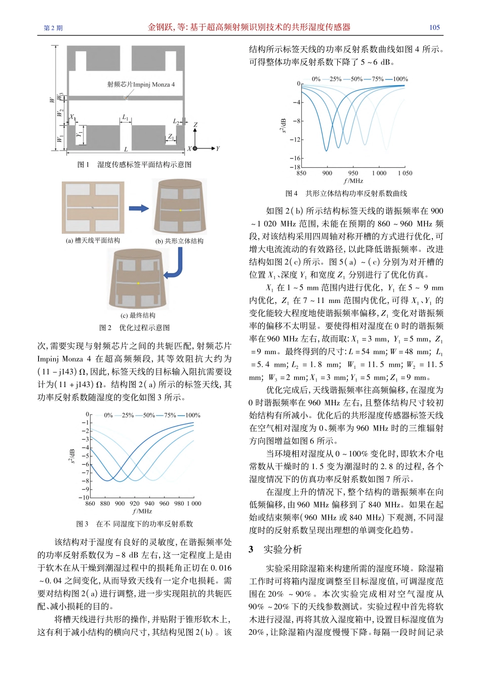 基于超高频射频识别技术的共形湿度传感器_金钢跃.pdf_第3页