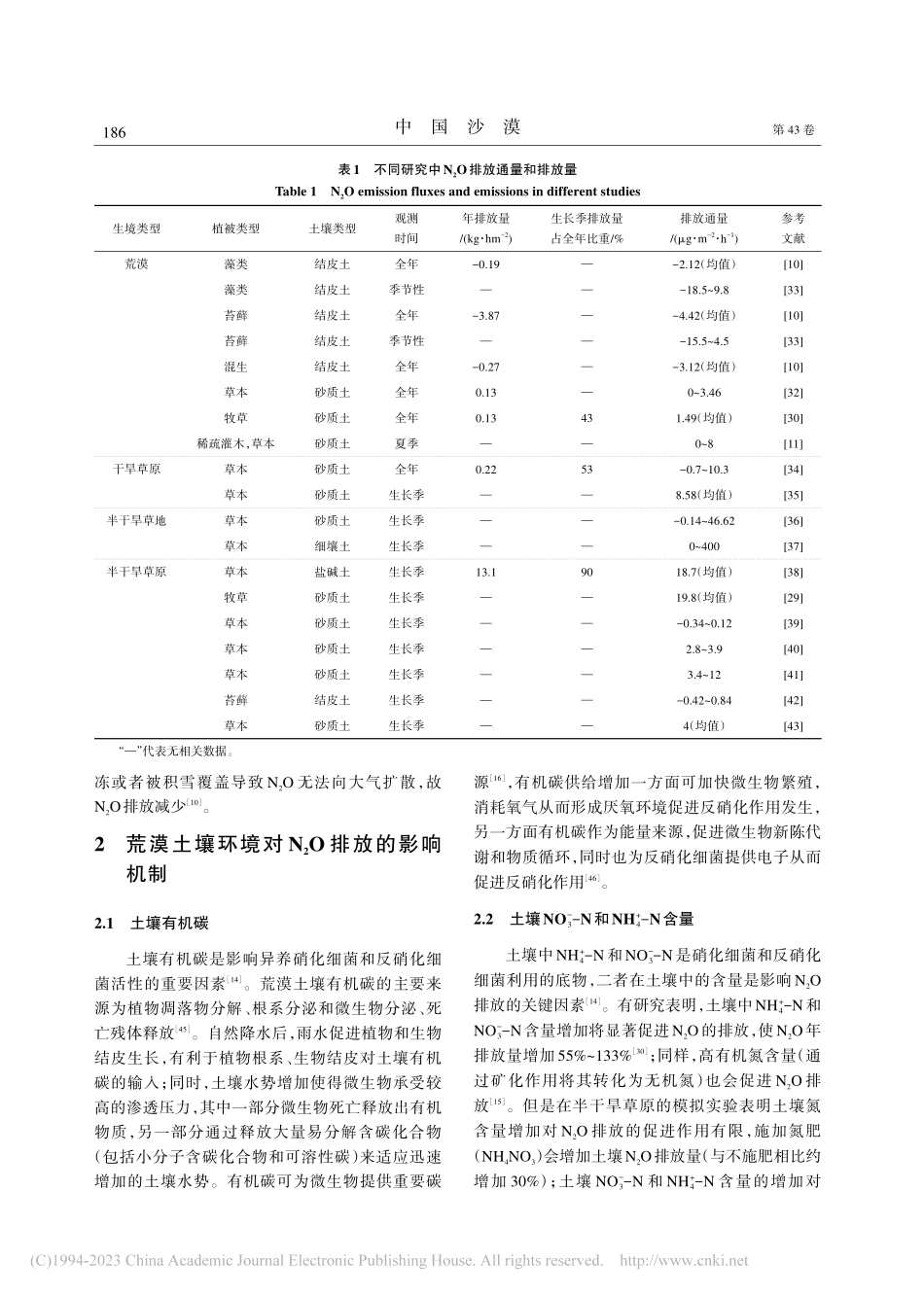 荒漠土壤氧化亚氮排放及其驱动因素研究进展_辛春明.pdf_第3页