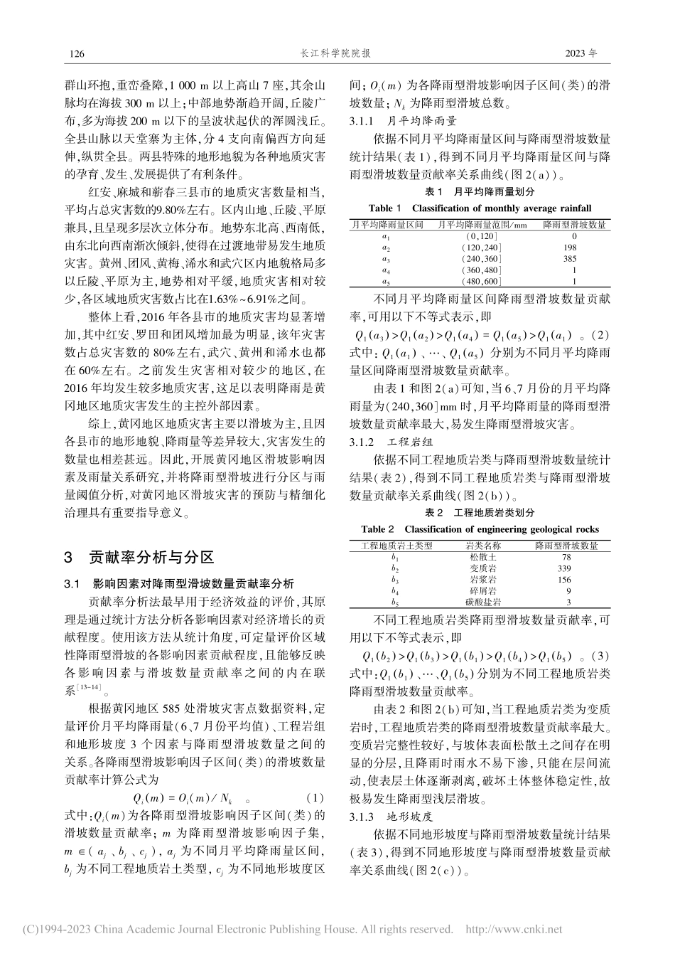 黄冈地区降雨型滑坡影响因素及与降雨量的关系_邹浩.pdf_第3页