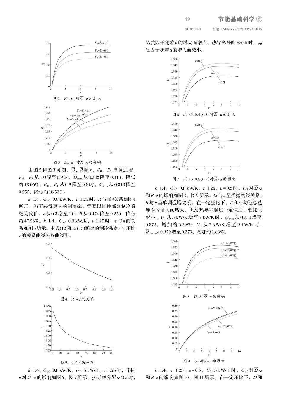 εR最大时内可逆简单空气制冷循环的ε和R_伍博文.pdf_第3页