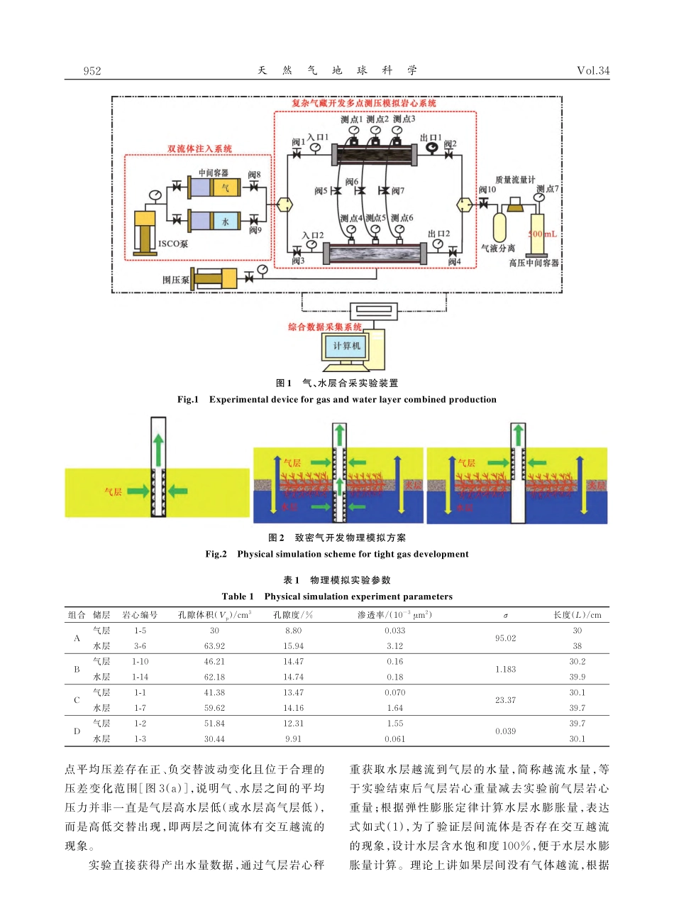 鄂尔多斯盆地苏里格致密砂岩...多层合采干扰指数模型及应用_刘华勋.pdf_第3页