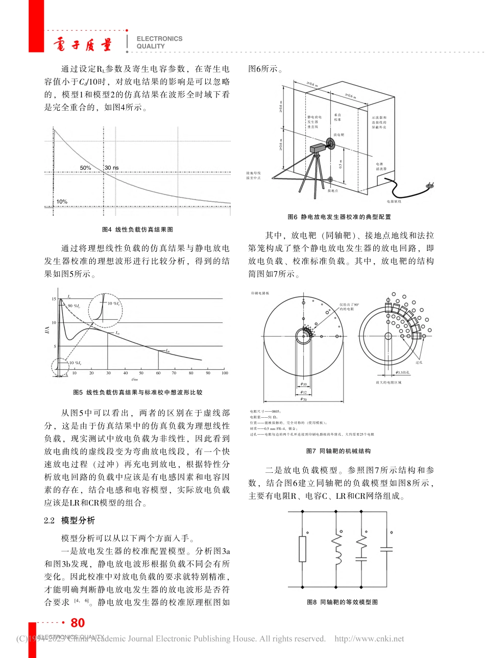 静电放电发生器校准负载特性研究_刘巨强.pdf_第3页