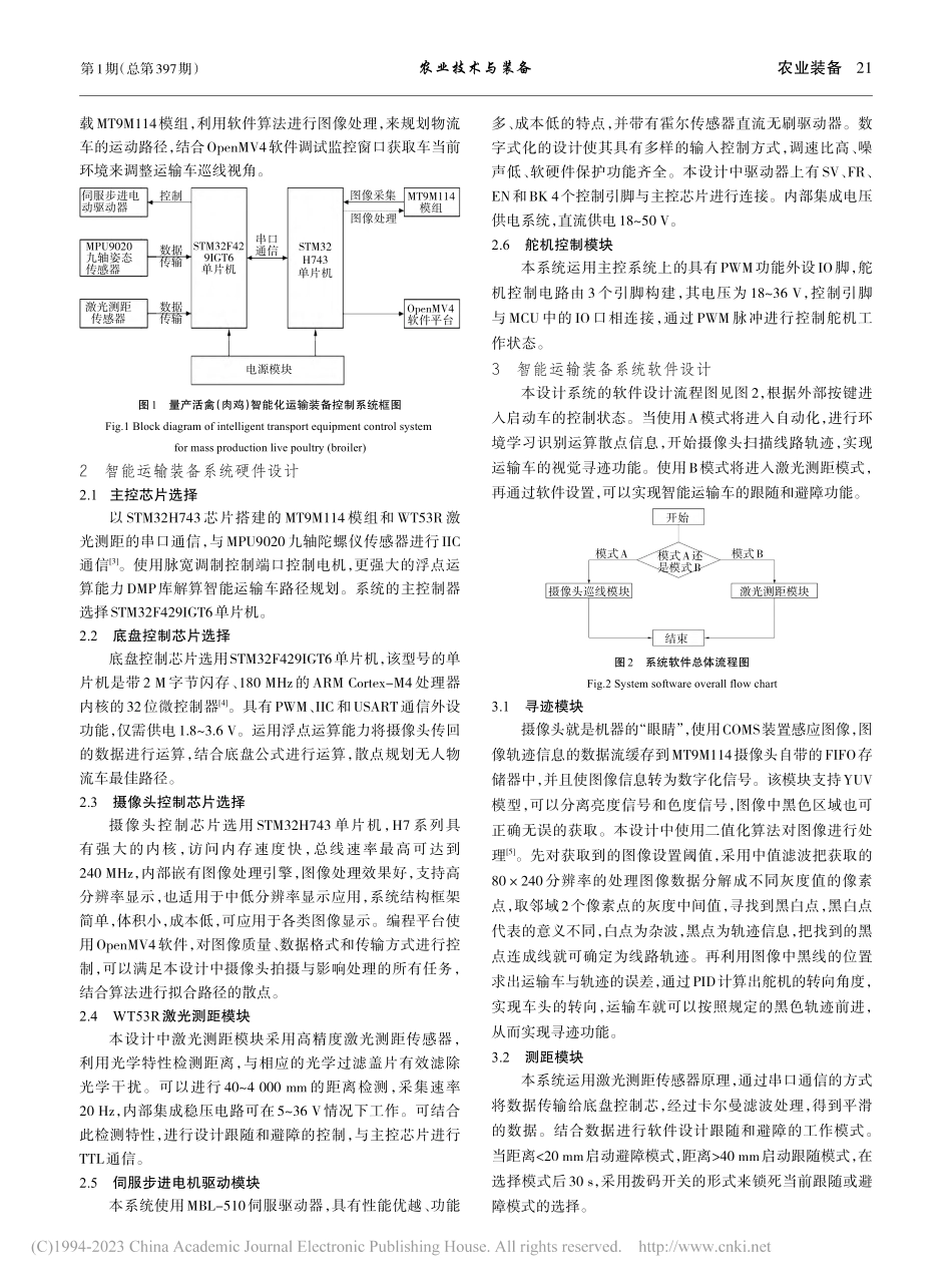量产活禽（肉鸡）智能化运输装备控制系统的设计_韩海豹.pdf_第2页
