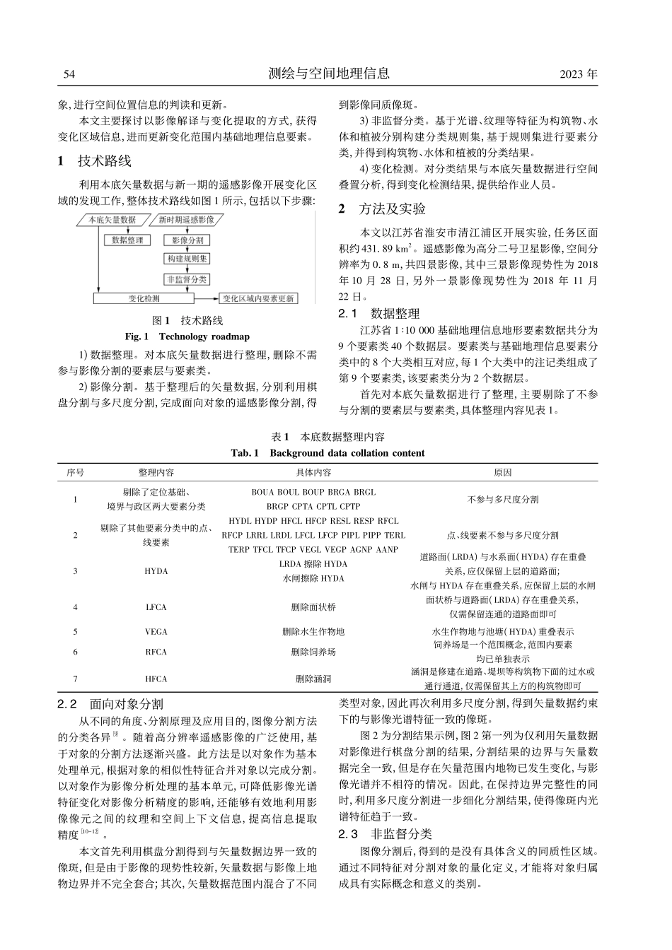 基于变化检测的省级基础测绘年度更新关键技术研究_张亮.pdf_第2页