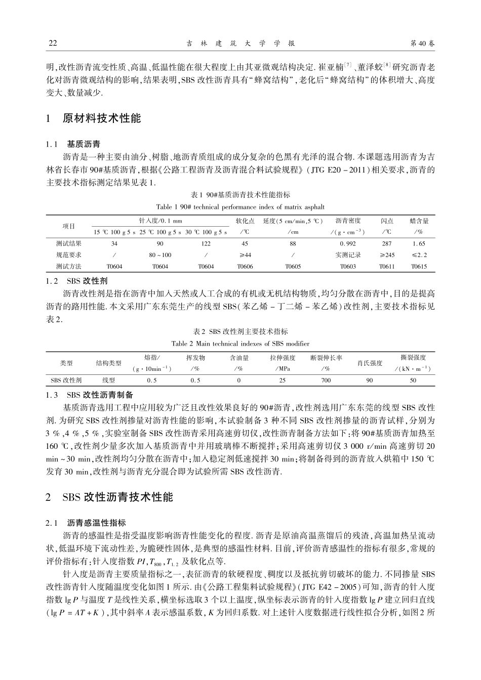 SBS掺量对沥青性能的影响研究_时成林.pdf_第2页