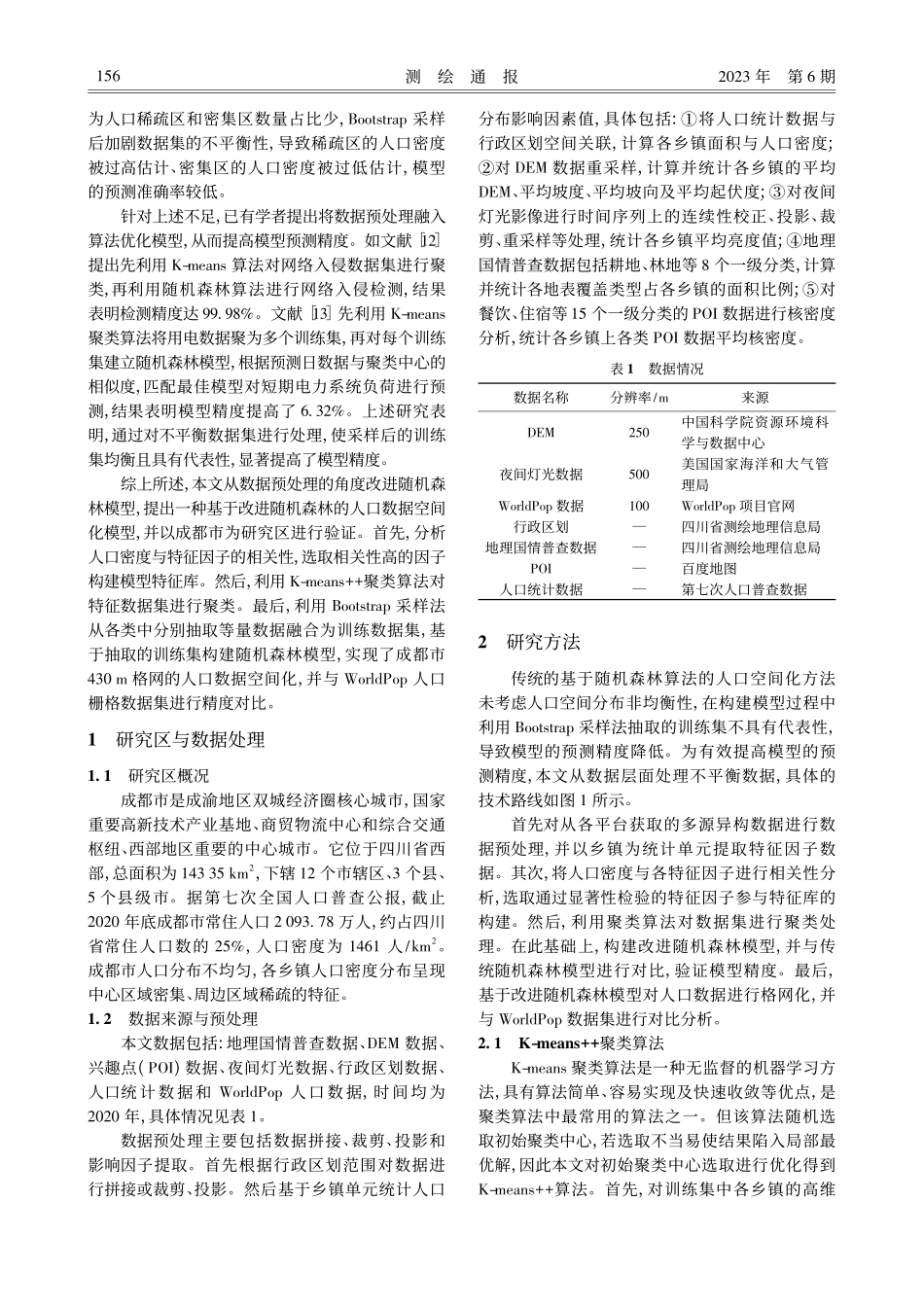 改进随机森林模型在人口空间化中的应用_江雪梨.pdf_第2页