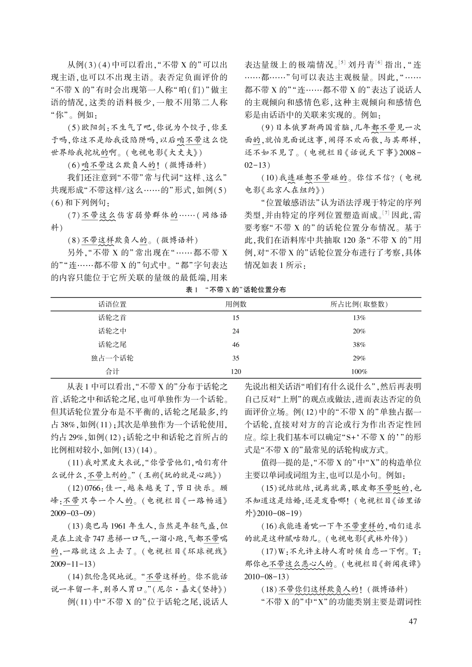 “不带X的”的句法表现及话语立场表达_刘德贝.pdf_第2页