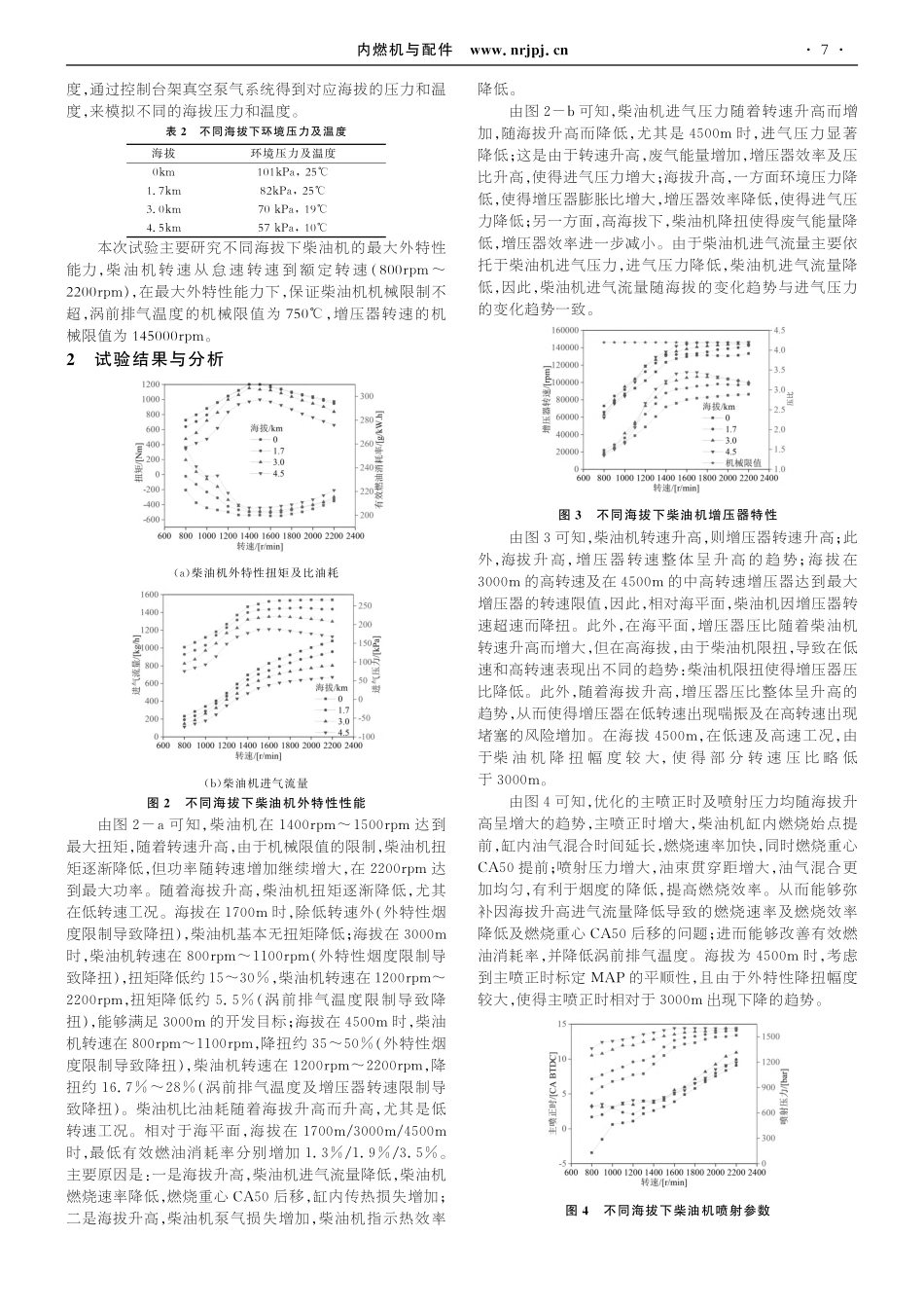 柴油机高原性能及排放标定试验开发_顾晨宇.pdf_第2页