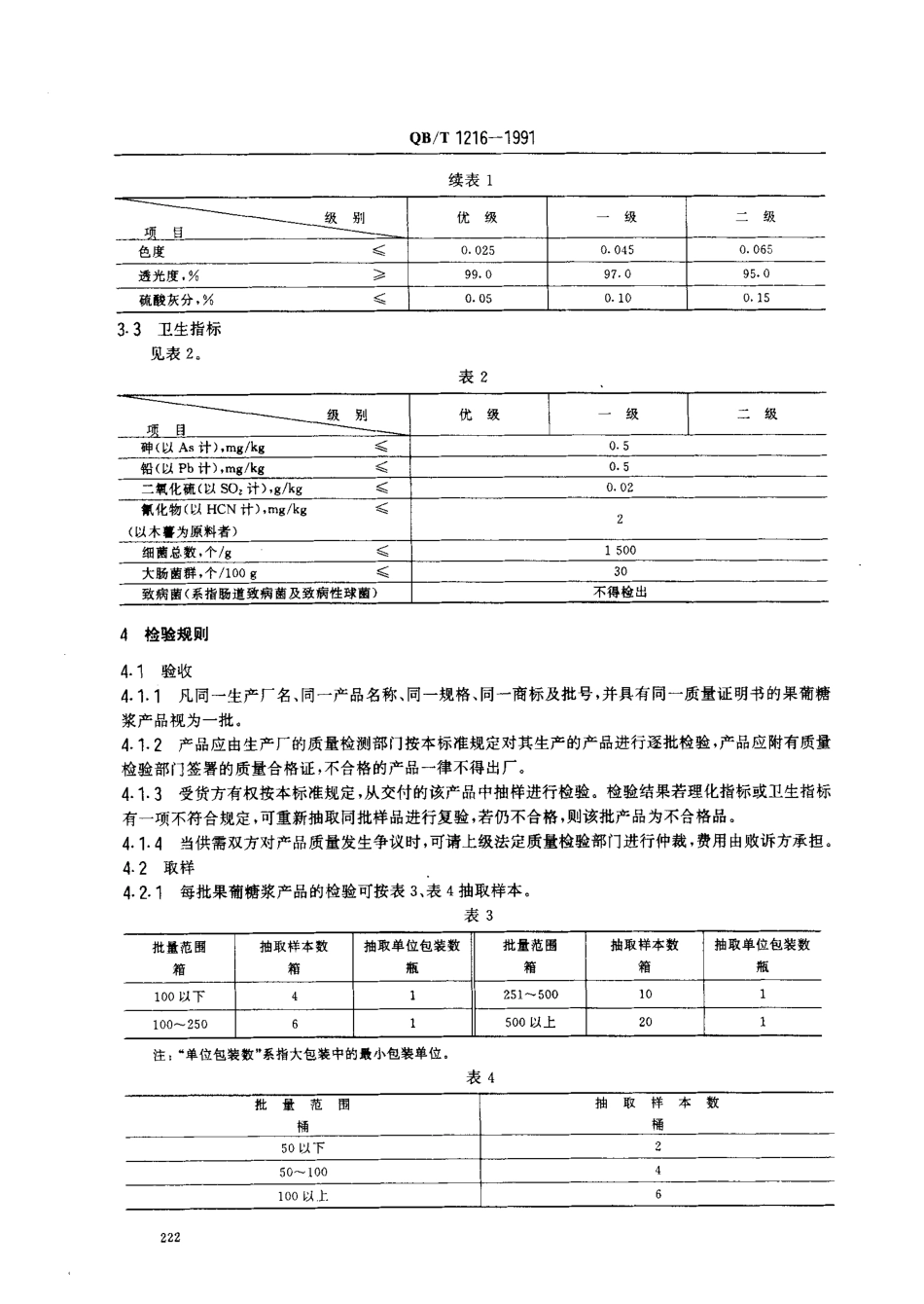 QBT 1216-1991 果葡糖浆及其试验方法.pdf_第2页