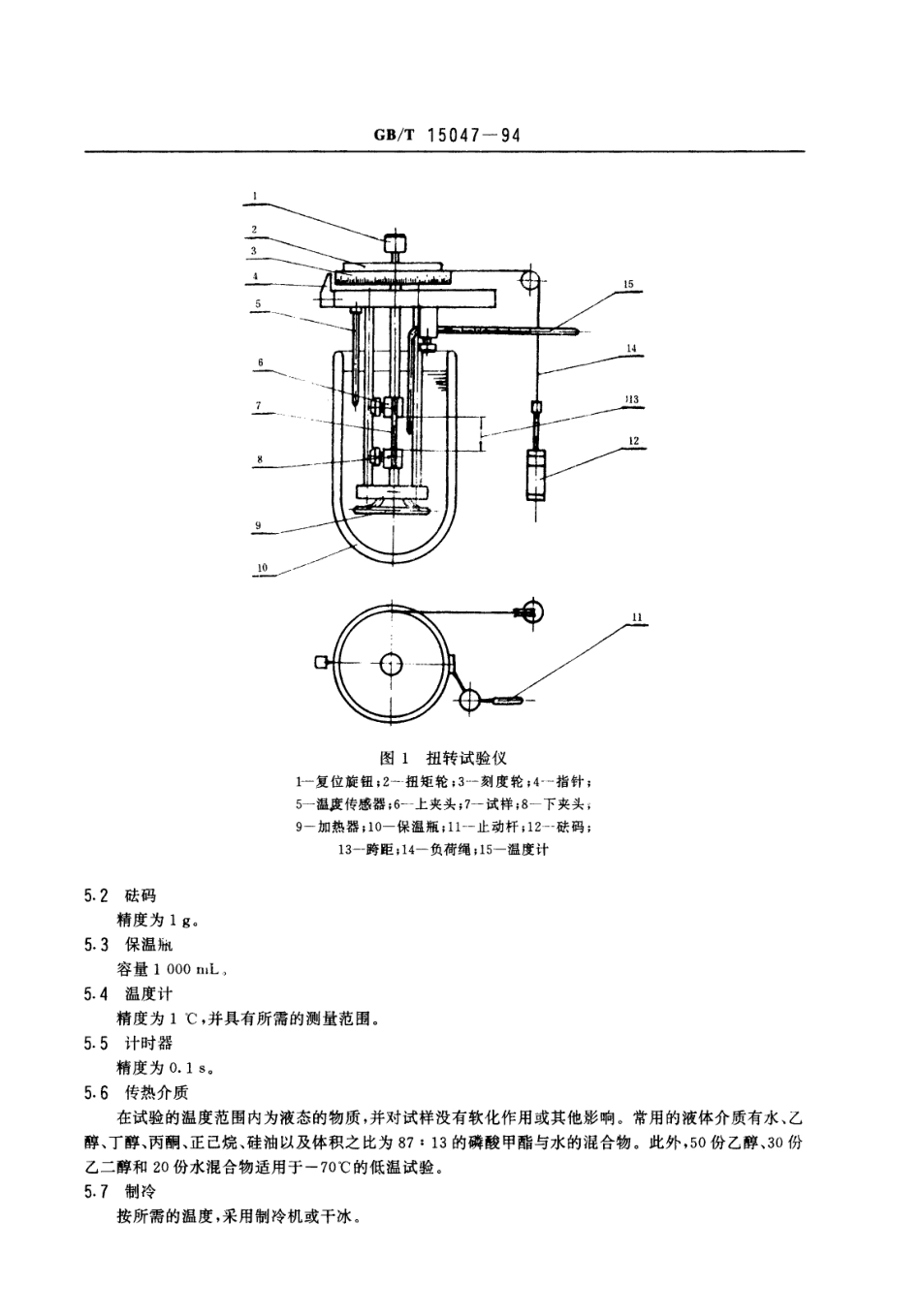 GBT 15047-1994 塑料扭转刚性试验方法.pdf_第2页