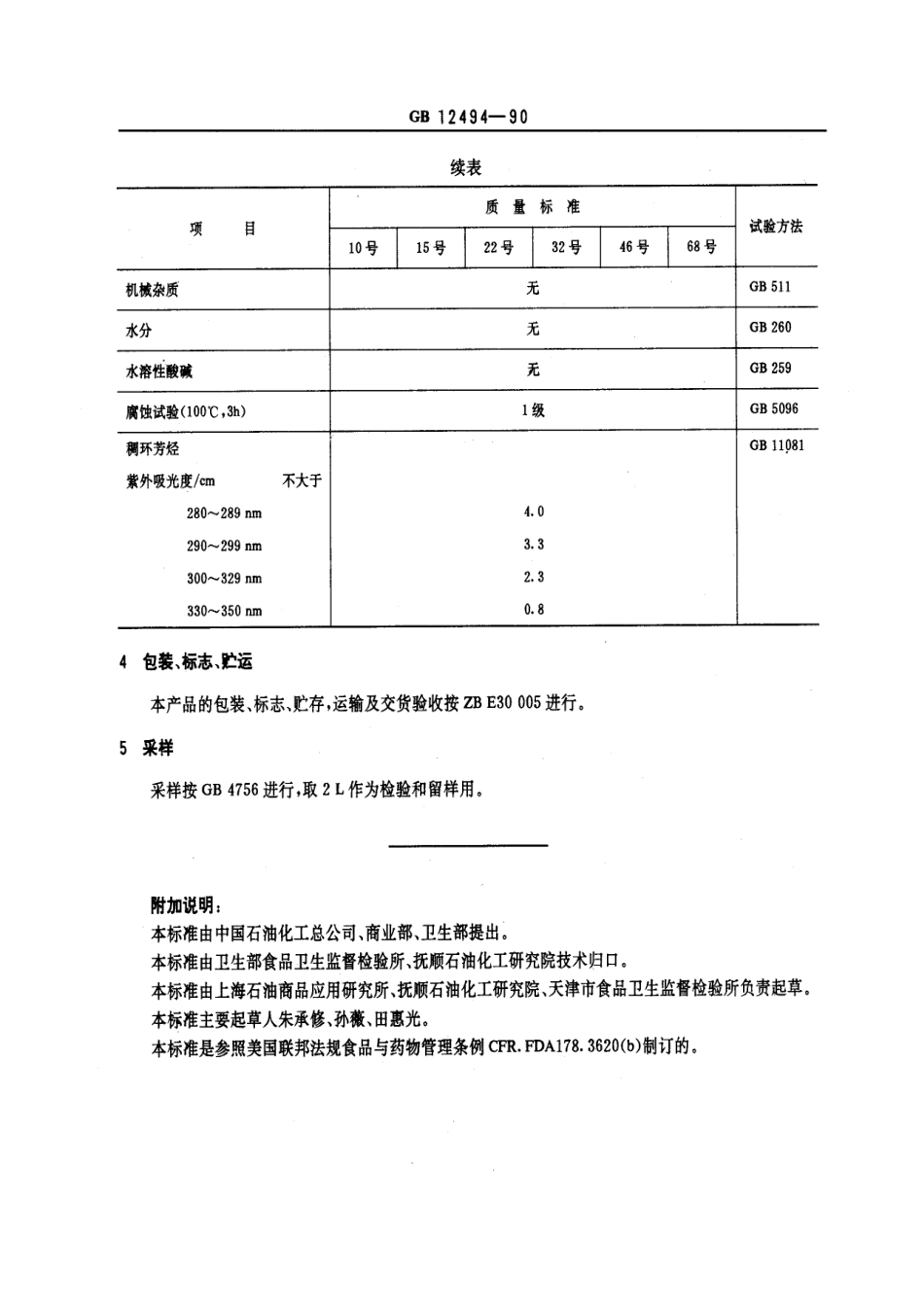 GBT 12494-1990 食品机械专用白油.pdf_第2页