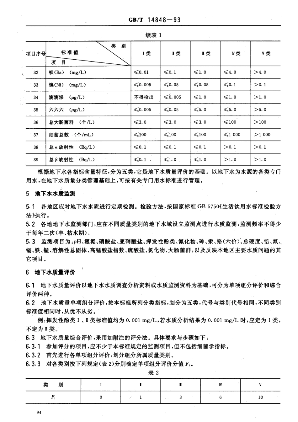 GBT 14848-1993 地下水质量标准.pdf_第3页