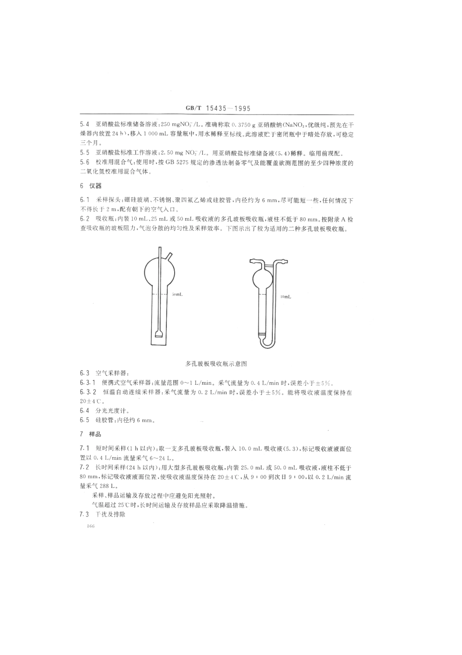 GBT 15435-1995 环境空气 二氧化氮的测定 Saltzman法 .pdf_第2页