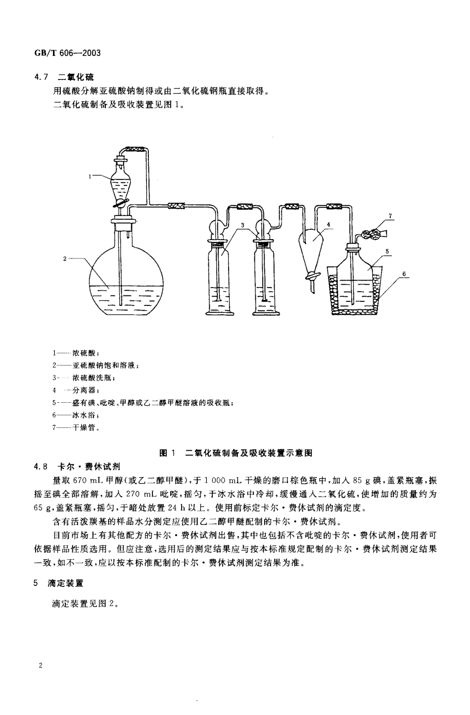 GBT 606-2003 化学试剂 水分测定通用方法 卡尔.费休法.pdf_第3页