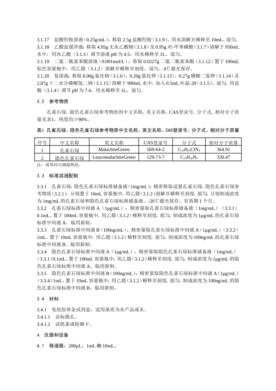KJ 201701 水产品中孔雀石绿的快速检测 胶体金免疫层析法.doc_第2页
