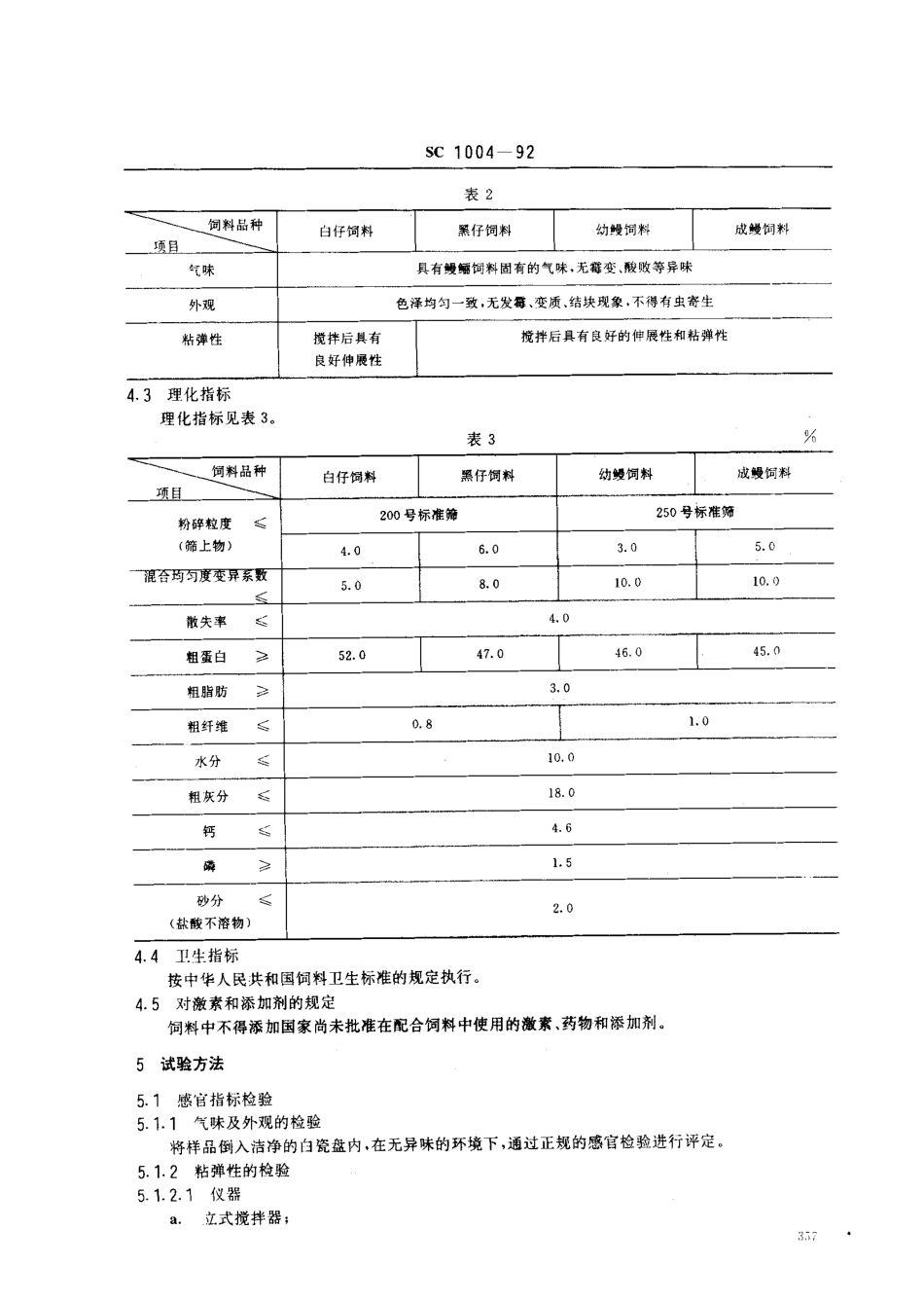 SCT 1004-1992 鳗鲡配合饲料.pdf_第2页