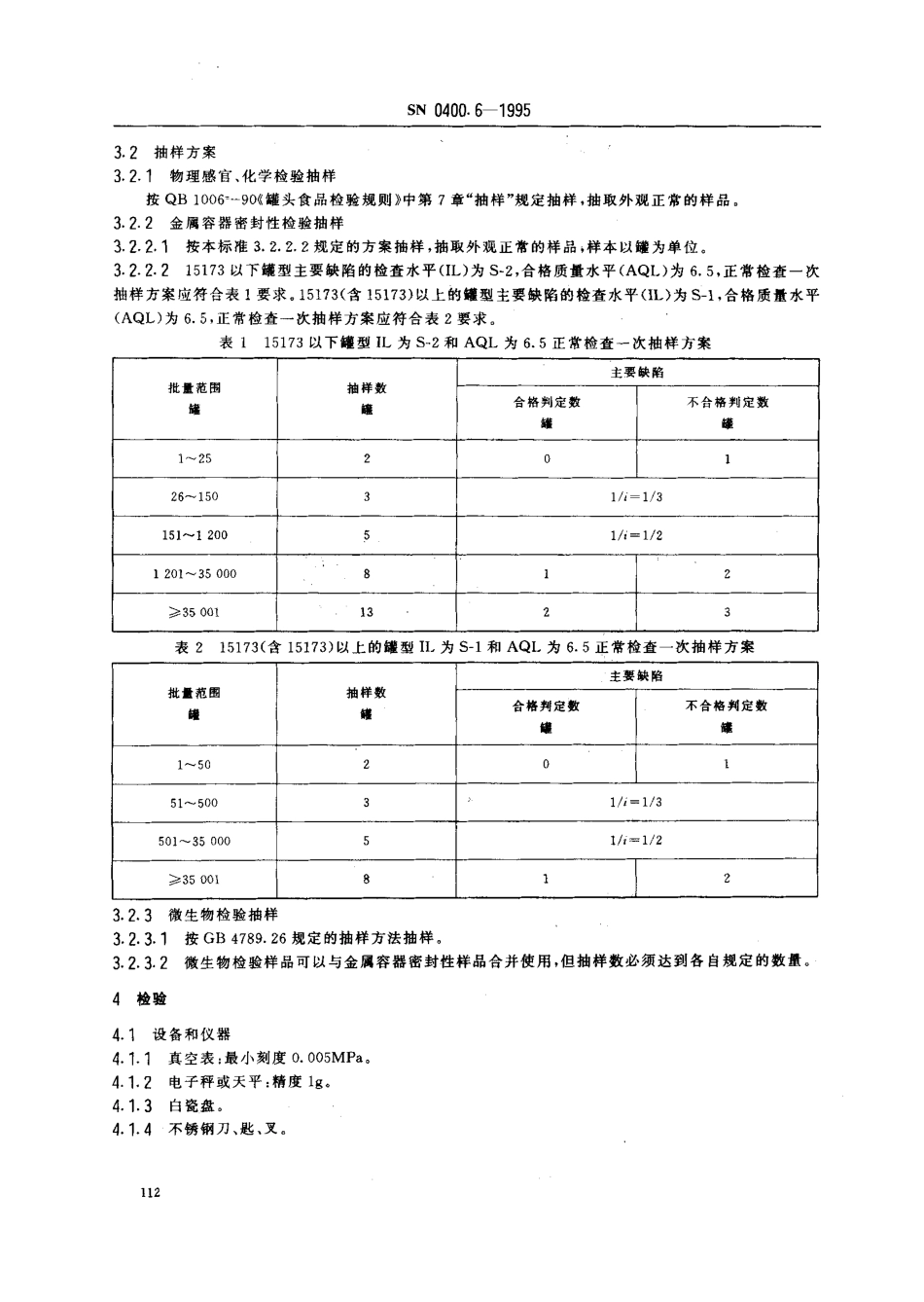 SN 0400.6-1995 出口罐头检验规程成品.pdf_第3页