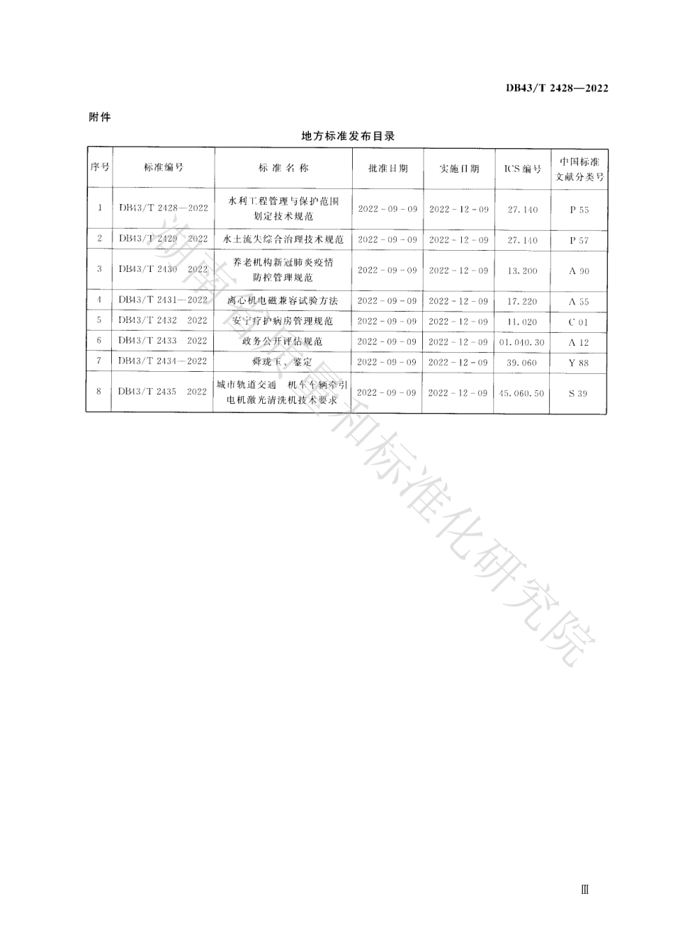 DB43T 2428-2022 水利工程管理与保护范围划定技术规范.pdf_第3页