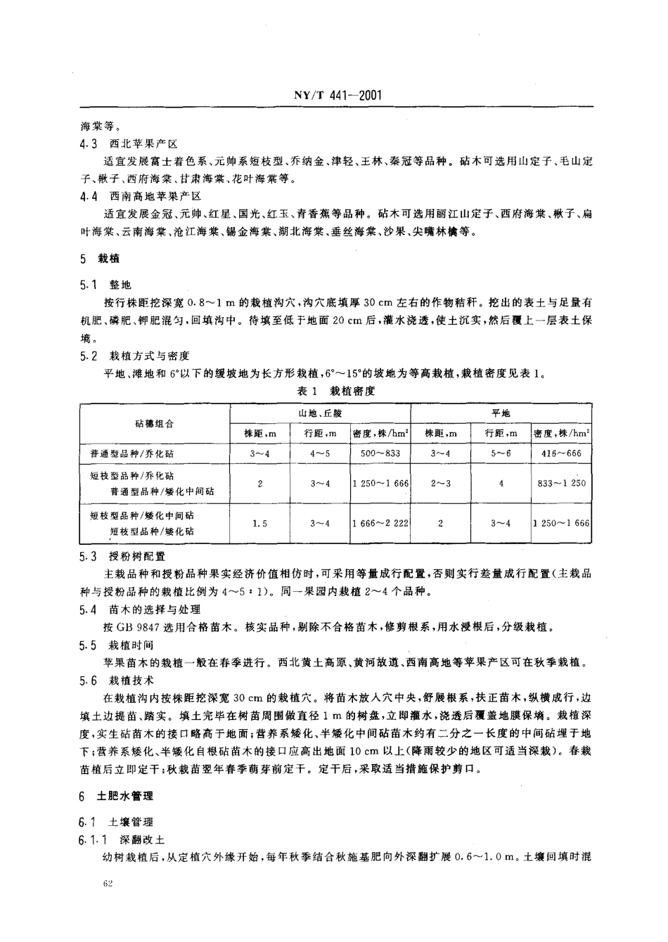 NYT 441-2001 苹果生产技术规程.pdf_第3页