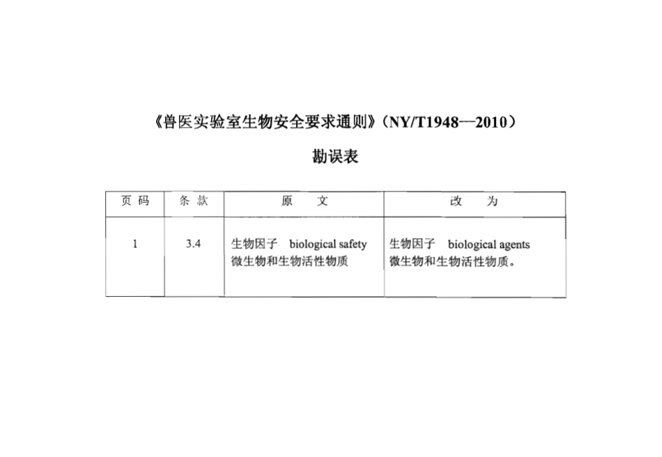 NYT 1948-2010 兽医实验室生物安全要求通则.pdf_第3页