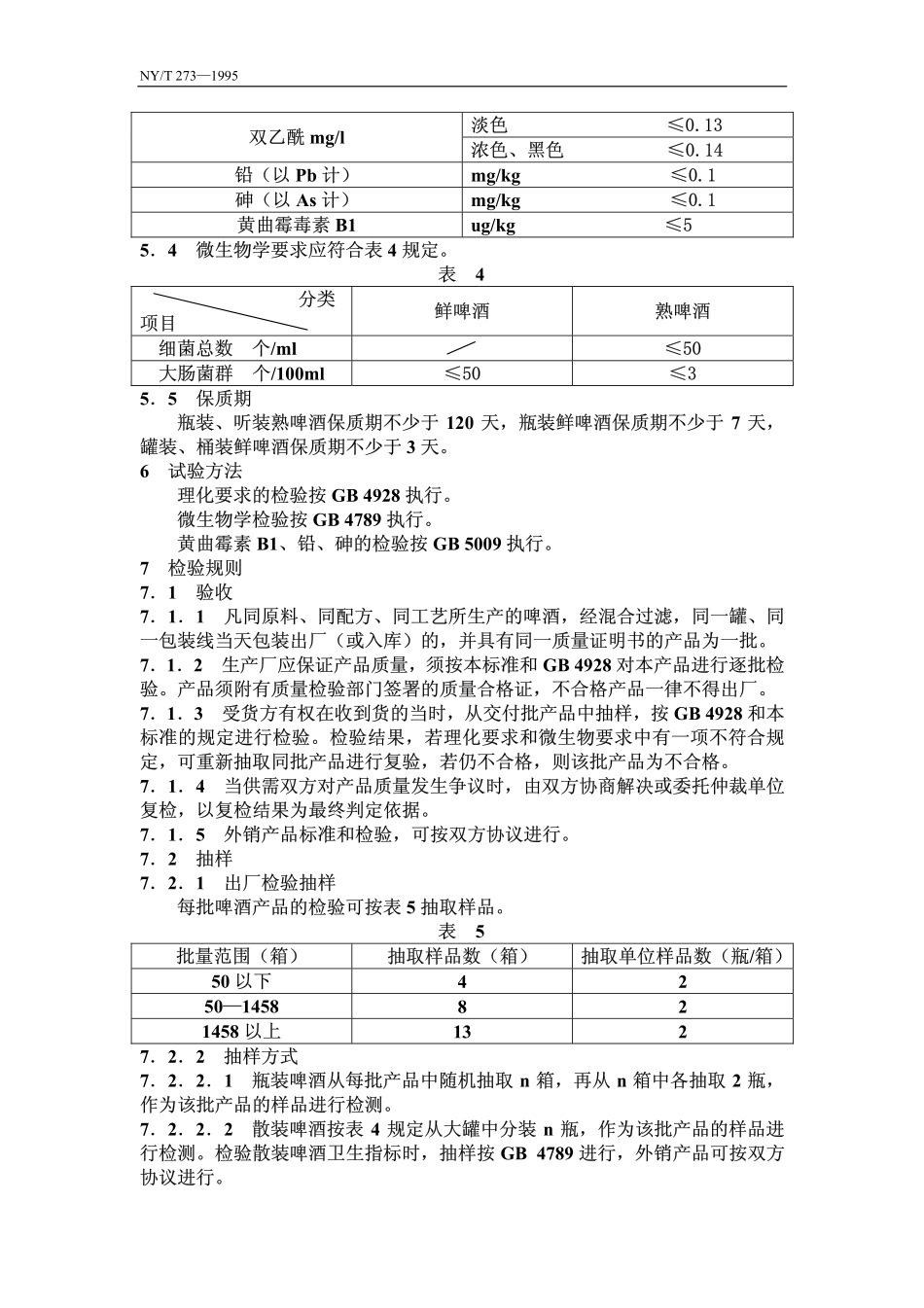 NYT 273-1995 绿色食品 啤酒.pdf_第3页