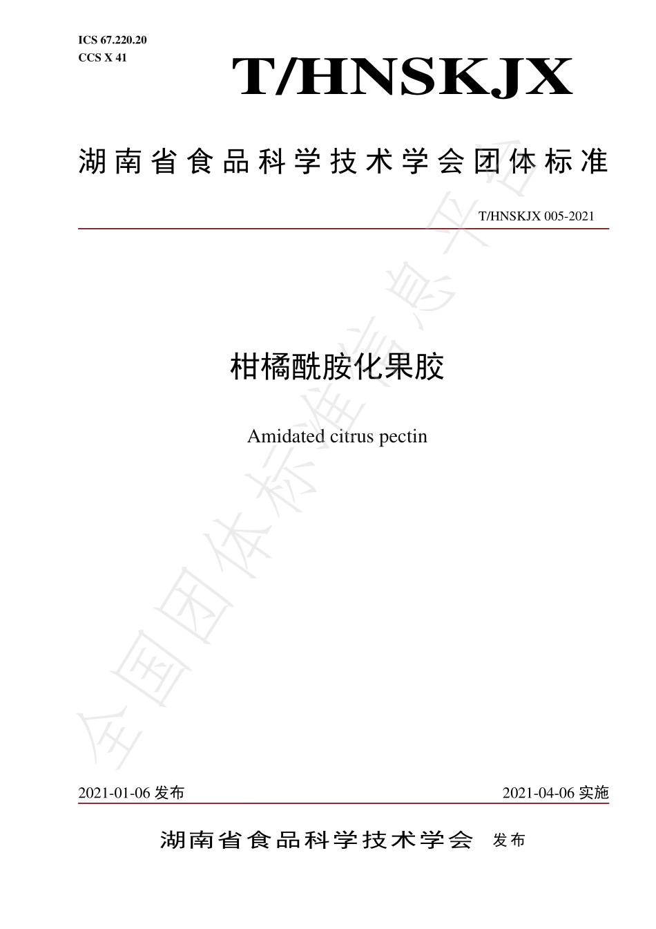 THNSKJX 005-2021 柑橘酰胺化果胶.pdf_第1页