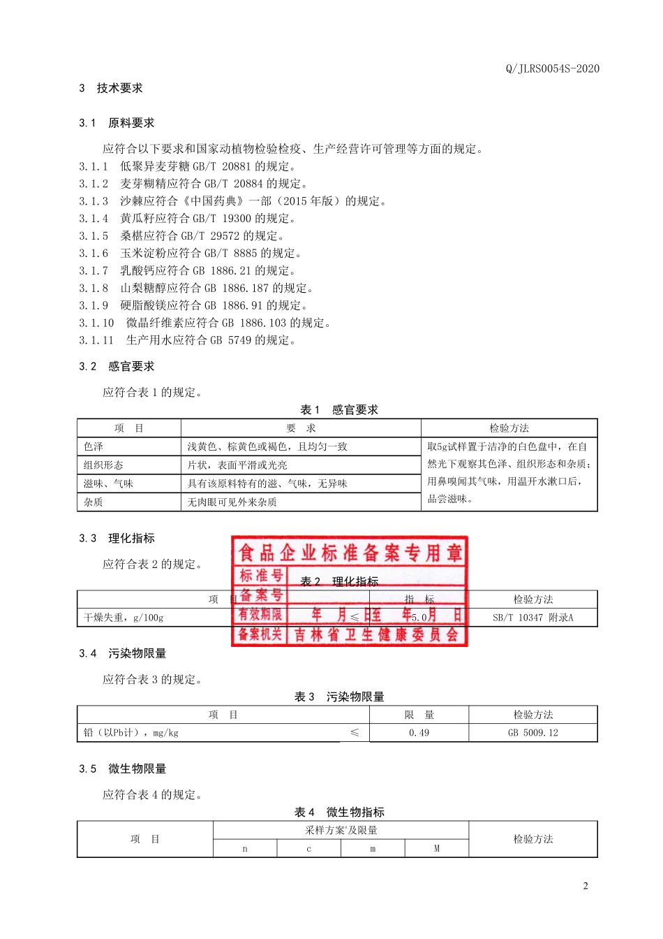 QJLRS 0054 S-2020 沙棘黄瓜籽压片糖果.pdf_第3页