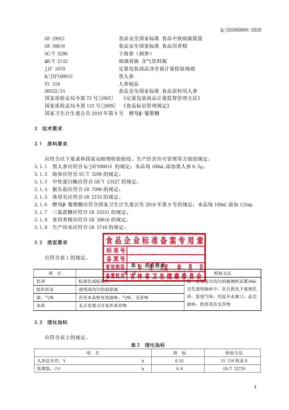 QJDSD 0009 S-2020 黑人参海参肽饮液.pdf_第3页