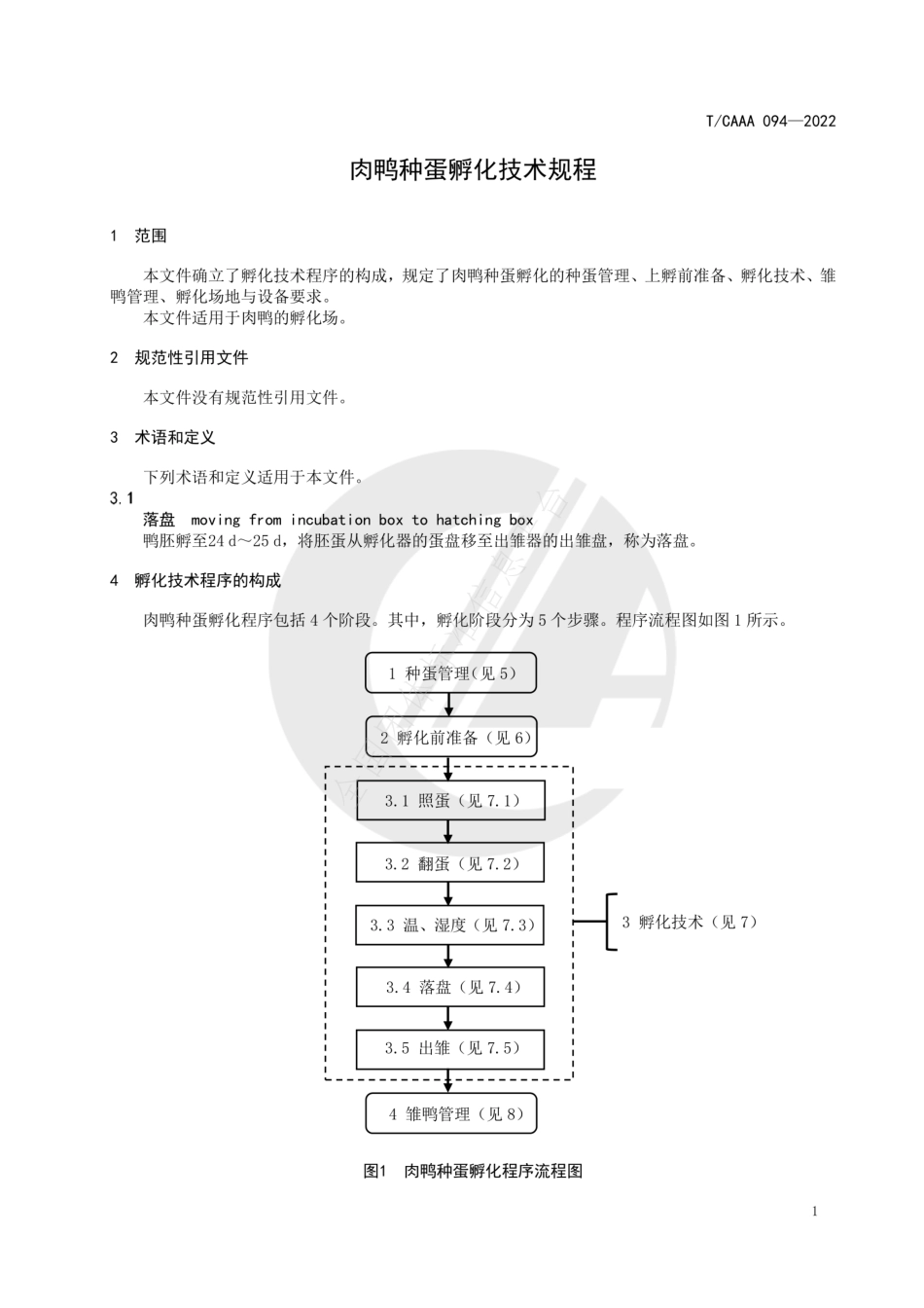 TCAAA 094-2022 肉鸭种蛋孵化技术规程.pdf_第3页