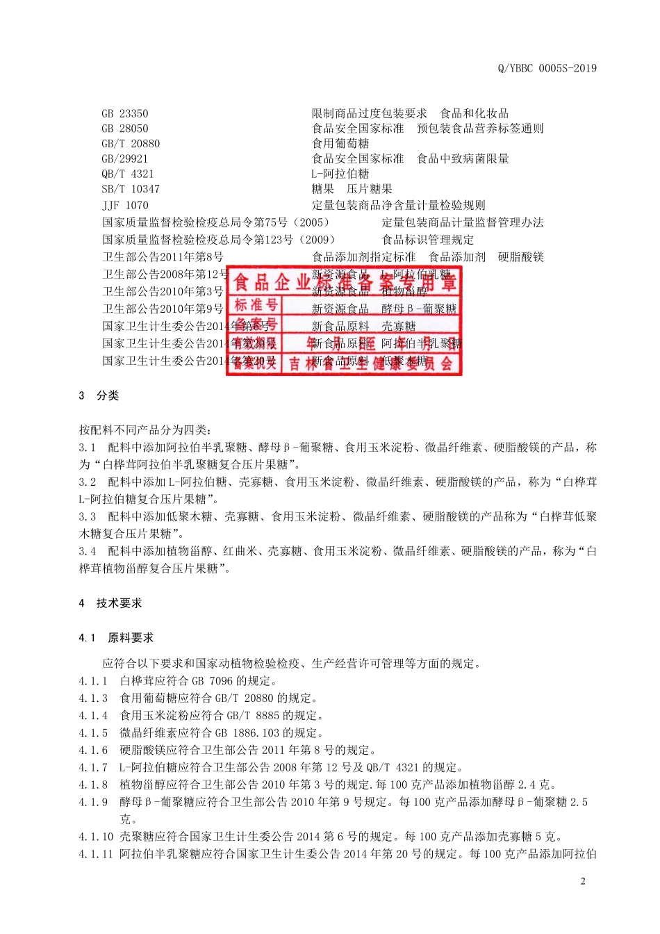 QYBBC 0005 S-2019 白桦茸复合压片糖果.pdf_第3页