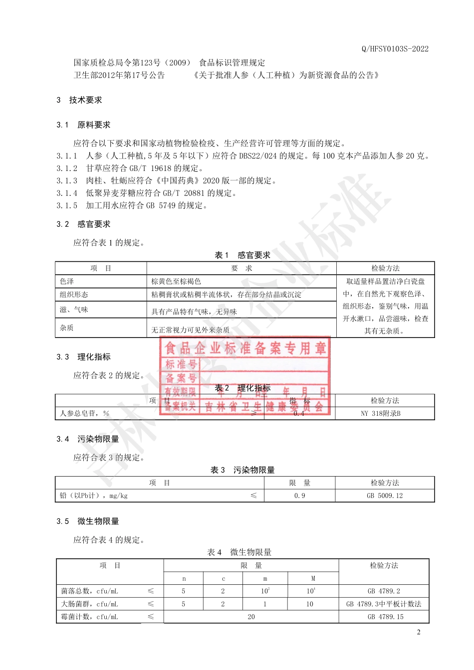 QHFSY 0103 S-2022 人参元气膏.pdf_第3页