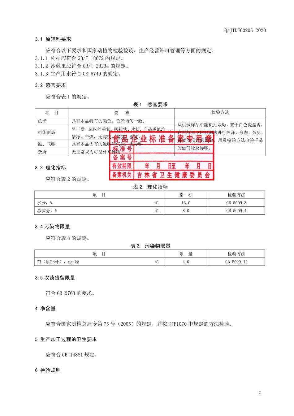 QJTDF 0020 S-2020 枸杞沙棘代用茶.pdf_第3页