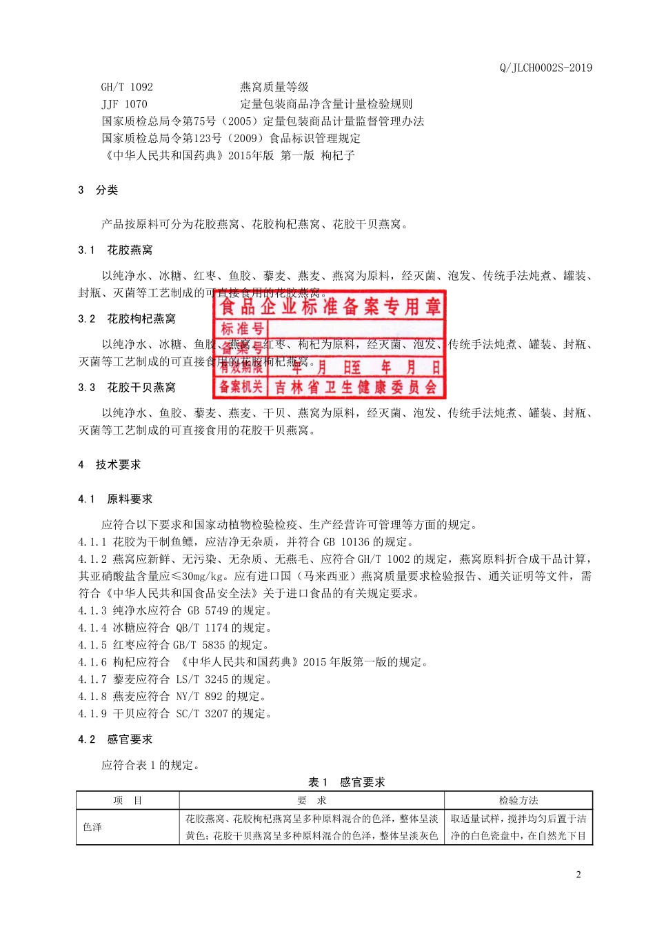 QJLCH 0002 S-2019 花胶燕窝（罐头食品）.pdf_第3页