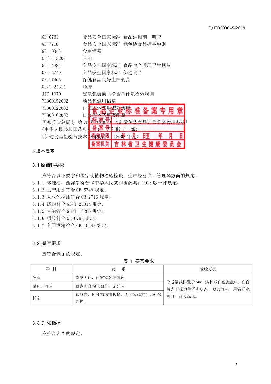 QJTDF 0004 S-2019 保健食品 集珠牌哈士蟆油软胶囊.pdf_第3页
