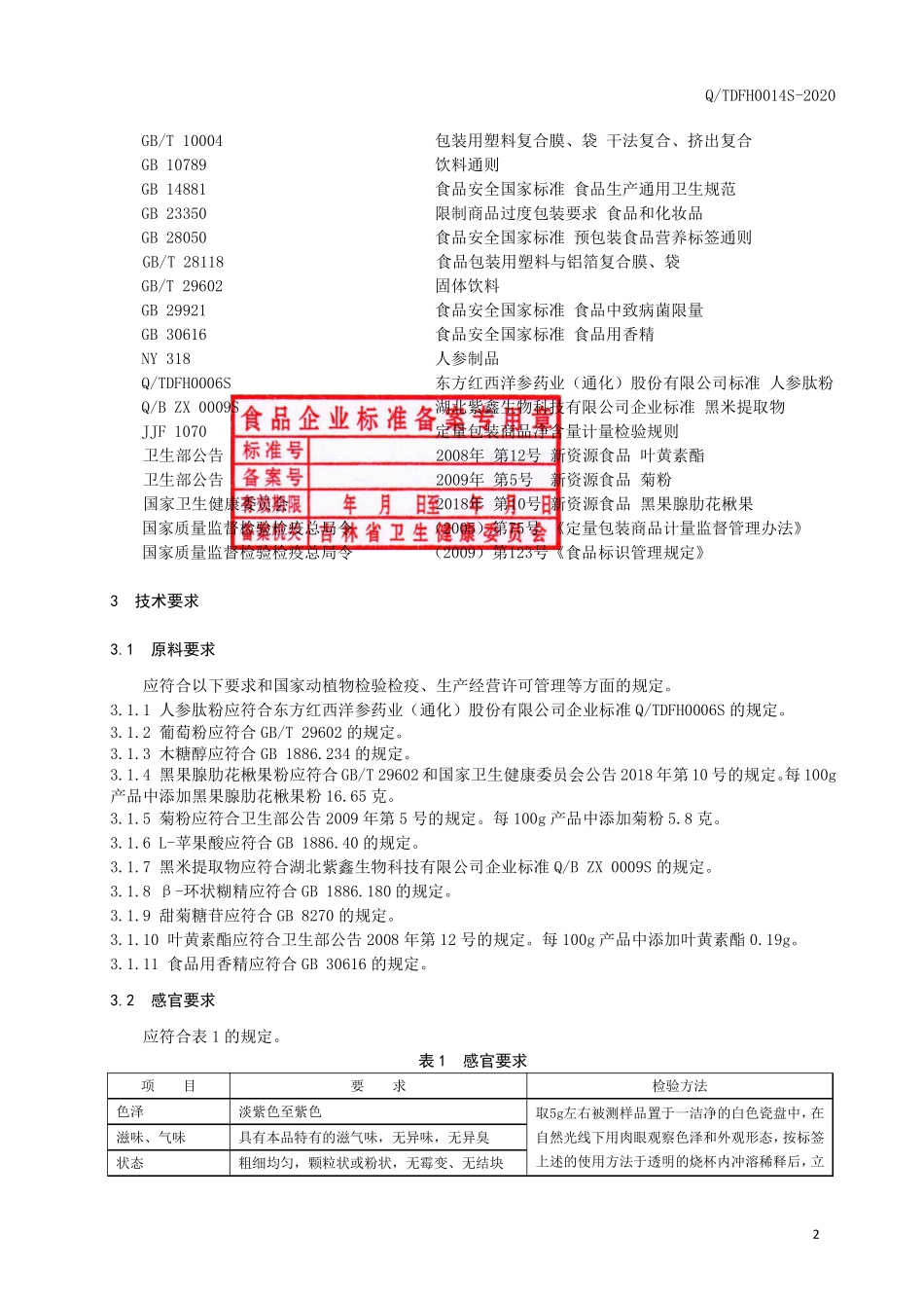 QTDFH 0014 S-2020 人参肽黑果腺肋花楸果粉.pdf_第3页