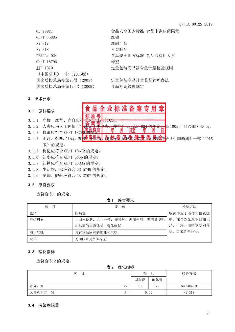 QJLXJ 0012 S-2019 鹿鞭人参膏.pdf_第3页