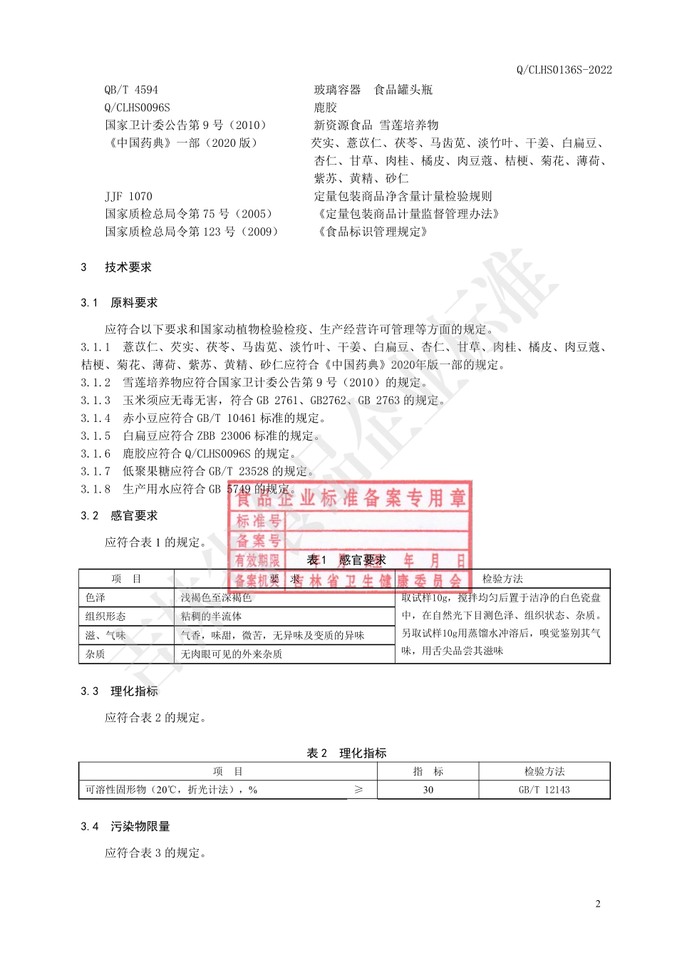 QCLHS 0136 S-2022 芡实薏米雪莲膏.pdf_第3页