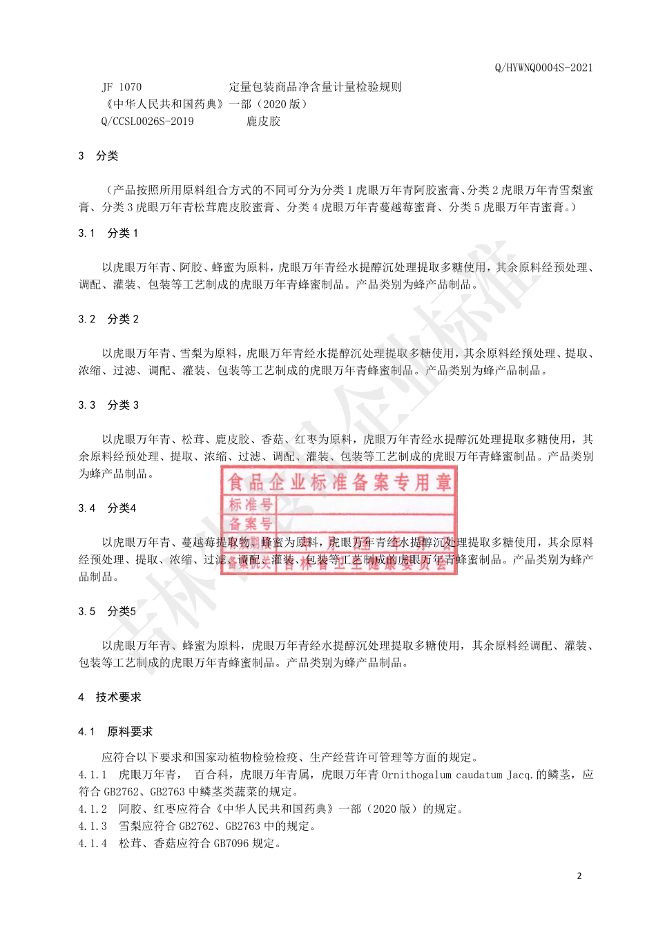 QHYWNQ 0004 S-2021 虎眼万年青蜂蜜制品.pdf_第3页