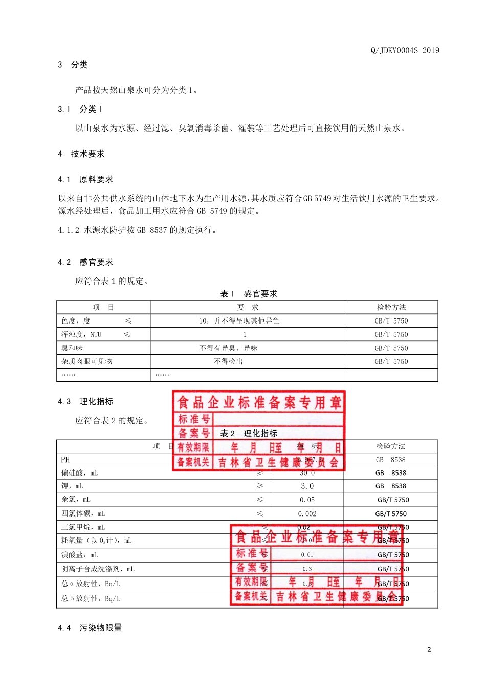 QJDKY 0004 S-2019 饮用天然山泉水.pdf_第3页