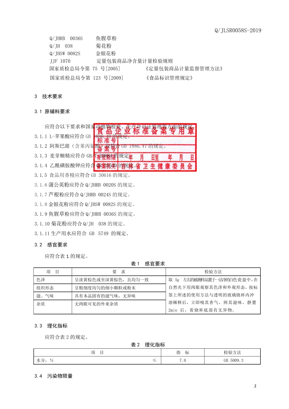QJLSR 0058 S-2019 蒲公英芦根粉固体饮料.pdf_第3页