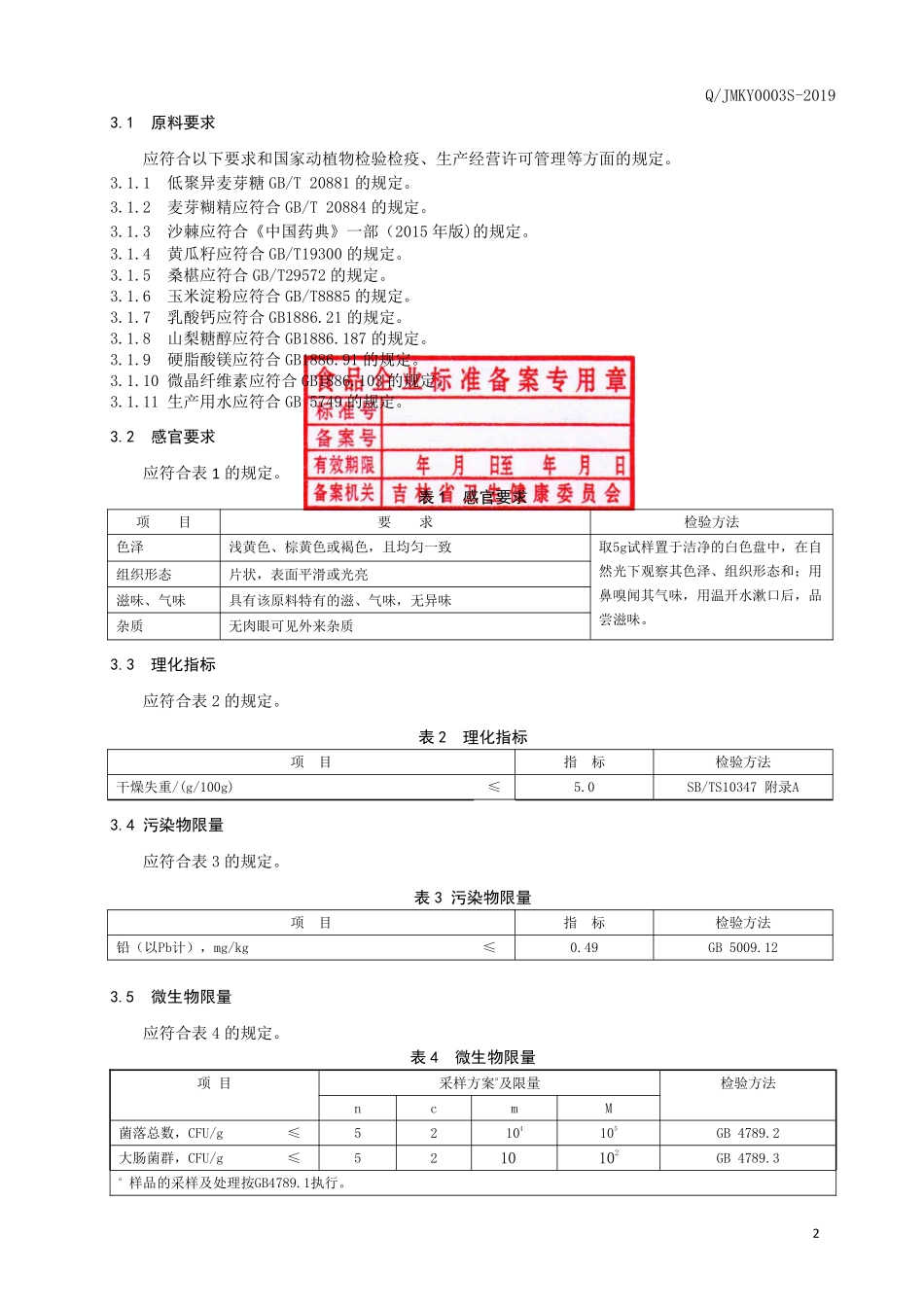 QJMKY 0003 S-2019 沙棘黄瓜籽压片糖果.pdf_第3页
