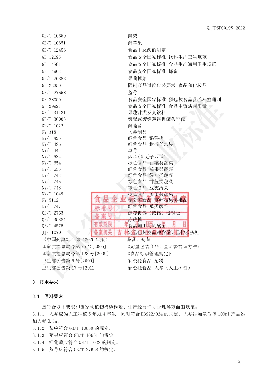 QJDSD 0019 S-2022 人参植物发酵饮品.pdf_第3页