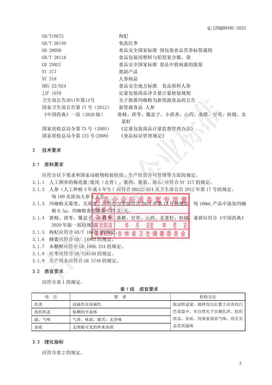 QJZHQ 0049 S-2022 人参鹿鞭鹿尾膏.pdf_第3页