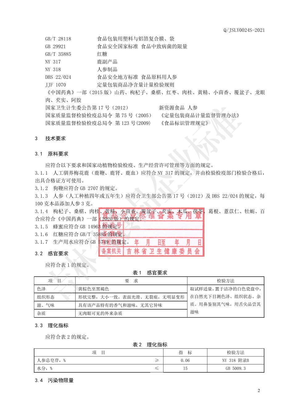 QJSLY 0024 S-2021 梅花鹿鹿鞭人参丸.pdf_第3页